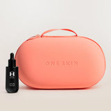 OneSkin Travel Bag, Coral + OS-01 HAIR
