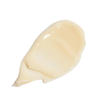 White jelly-like substance on a white background