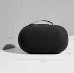 Black carrying case with 'ONESKIN' branding on a light gray background