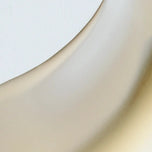 Close-up of a beige product texture on a white background
